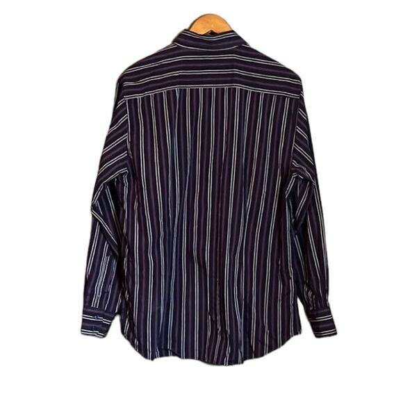 3 for $30! Claiborne purple stripped button down shirt‎ - Picture 8 of 9